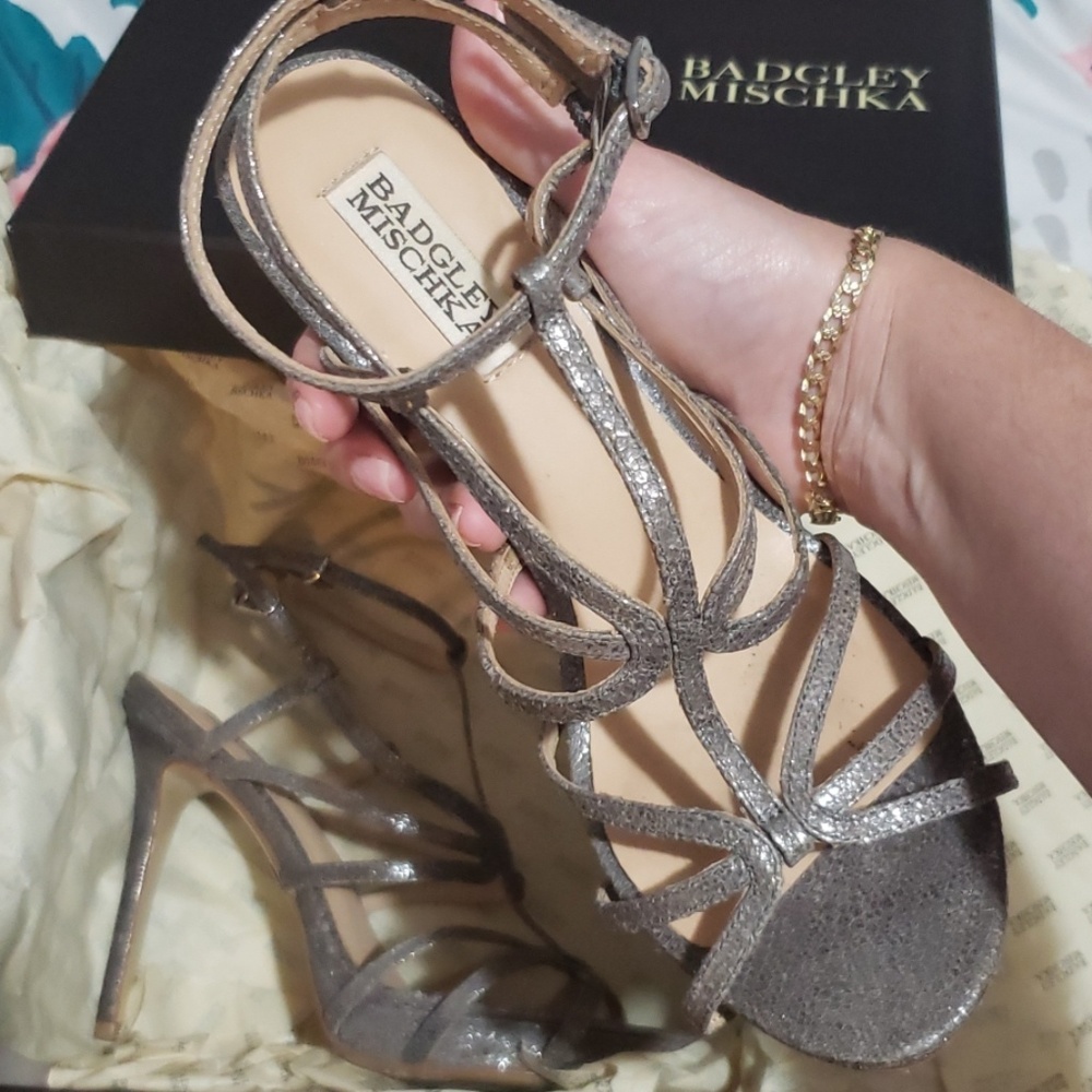 Strappy heels